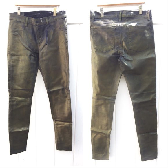 J Brand Super Skinny Coated Jeans - Picture 1 of 13